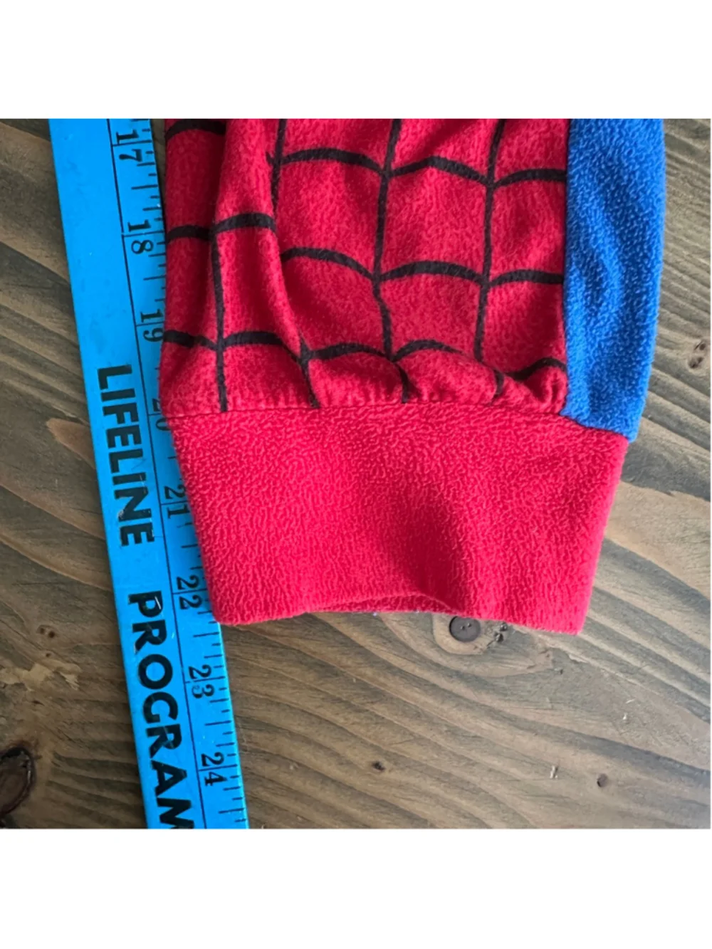 Marvel Spider-Man Boys Hooded One Piece Pajamas Sleeper Size M